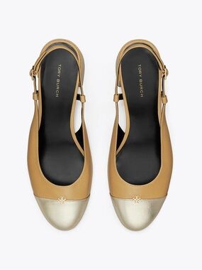 NWT TORY BURCH CAP-TOE SLINGBACK PUMPS